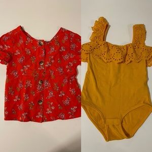 Two Zara Kids (girls) tops
